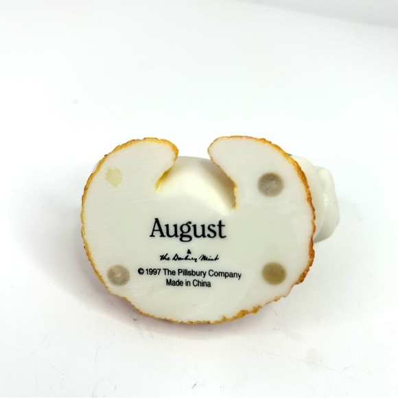 Vtg 1997 Danbury Mint Pillsbury Doughboy Calendar Month August Figure Sunglasses - Picture 4 of 10